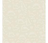 I Love Wallpaper Dinky Dinos Wallpaper In Cream And White