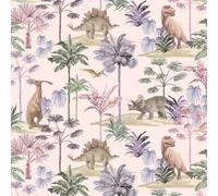I Love Wallpaper Dino Adventures Wallpaper In Soft Pink
