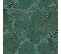 I Love Wallpaper Exotic Oasis Wallpaper In Teal