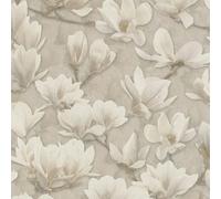 I Love Wallpaper Gentle Blossoms Wallpaper In White On Grey