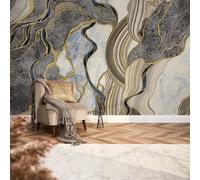 I Love Wallpaper Hercules Mural In Navy And Gold