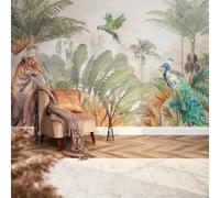 I Love Wallpaper Himalayan National Park Mural In Earthy Tones