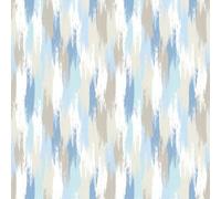 I Love Wallpaper Layered Brushstrokes Wallpaper In Blues And Neutrals