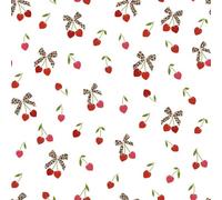 I Love Wallpaper Leopard Cherry Kisses Wallpaper In Pink & Red