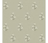 I Love Wallpaper Posy Wallpaper In Cream On Organic Green