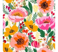 I Love Wallpaper Pretty Peony Wallpaper In Pinks And Orange