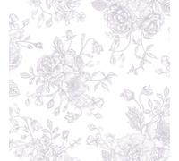 I Love Wallpaper Romantic Roses Wallpaper In Lavender On White