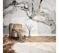 I Love Wallpaper Statuario Marble Mural In Grey Tones (350Cm X 240Cm)