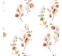 I Love Wallpaper Trailing Eucalyptus Wallpaper In Autumn Browns And Oranges