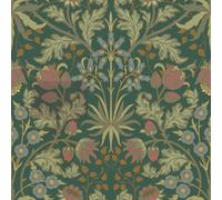 I Love Wallpaper Tulip Trellis Wallpaper In Bottle Green