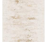 I Love Wallpaper Venice Industrial Metallic Wallpaper In Ivory And Gold