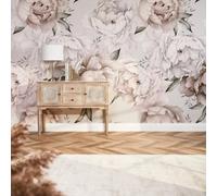 I Love Wallpaper Vintage Peony Mural In Blush (300Cm X 240Cm)