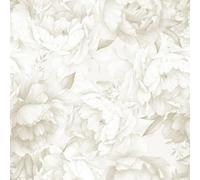 I Love Wallpaper Vintage Peony Wallpaper In Cool Neutrals