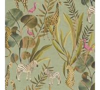 I Love Wallpaper Wild Haven Wallpaper In Green