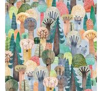 I Love Wallpaper Wolves In The Wood Wallpaper In Multicoloured