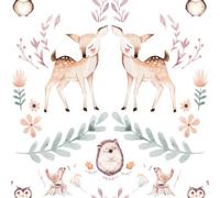 I Love Wallpaper Woodland Friends Wallpaper Multicoloured