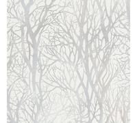 I Love Wallpaper Woodland Shadow Wallpaper In Grey