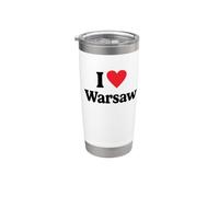 I Love Warsaw Stainless Steel Insulated Tumbler