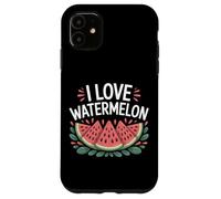 I Love Watermelon Juicy Slices Delight Case for iPhone 11