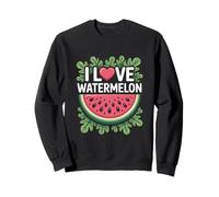 I Love Watermelon Summer Fruit Lover Tropical Vibe Sweatshirt