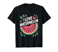 I Love Watermelon Summer Fruit Watermelon Slice T-Shirt