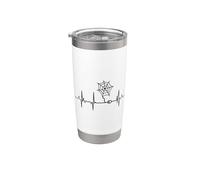 I Love Web Design Designer Heartbeat Stainless Steel Insulated Tumbler