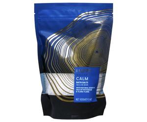 I Love Wellness Calm Bath Salts Relaxing Epsom & Sea Salt Soak with Lavender & Essential Oils Calming Aromatherapy Bath Crystals Vegan & Cruelty-Free Self-Care for Stress Relief 500g