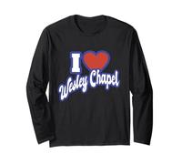 I Love Wesley Chapel Florida Long Sleeve T-Shirt