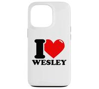 I love Wesley funny fist name design Case for iPhone 13 Pro