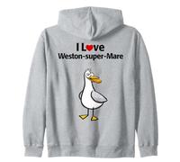 I Love Weston-super-Mare Zip Hoodie