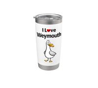 I Love Weymouth Stainless Steel Insulated Tumbler