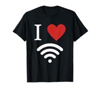 I Love Wi-Fi Internet Tech Social Media Addicted T-Shirt