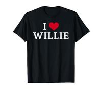 I Love Willie, I Heart Willie T-Shirt