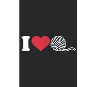 I love wool knitting Quote: Daily Planner Notepad To Do Schedule, Medium 6x9 Inches, 110 Pages, Printed Cover