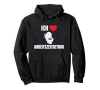 I Love Work Time Fraud - Funny Pullover Hoodie