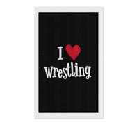 I Love Wrestling Diamond Art Painting Kit Full Drill Paint Square Crystal Points for Adult Beginners