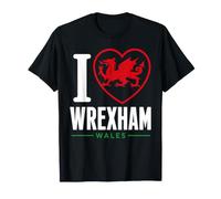 I Love Wrexham Wales Welsh Dragon T-Shirt