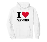 I Love Yannis Pullover Hoodie