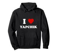 I Love Yapchik Shabbat Shalom Kugel Kosher Food Challah Pullover Hoodie