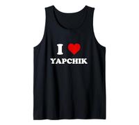 I Love Yapchik Shabbat Shalom Kugel Kosher Food Challah Tank Top