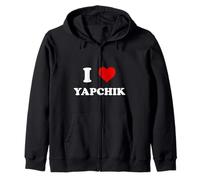 I Love Yapchik Shabbat Shalom Kugel Kosher Food Challah Zip Hoodie