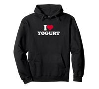 I Love Yogurt I Heart Yogurt Lover Food Frozen Greek Pullover Hoodie
