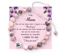 I Love You 100 language Bracelets For Women Mom Birthday Valentines Day Gifts, Adjustable Mothers Day Gifts Bracelets Mothers Day Bracelet for Mom with Bracelet from Daughter Son Unique Gifts for Mama