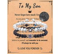 I Love You 100 Languages Bracelets Gifts To My Boyfriend, My love, Son, Men, Husband, Pinky Promise Matching Couple Bracelets - Anniversary Valentines Day Birthday Christmas Gift for Him and Her