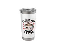 I Love You A Latte Stainless Steel Insulated Tumbler