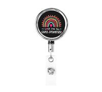 I Love You All Class Dismissed Last Day of School Retractable Badge Holder Reel Clip Id Card Holder forNurse Student Office Worker