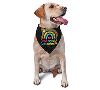 I Love You All Class Dismissed Teacher Last Day of School Dog Bandanas Pet Scarf Triangle Bib Cats Adjustable Kerchief Accessories for Small Medium Large Puppy
