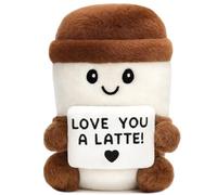 I Love You Anniversary Romantic Valentine's Wedding Birthday Gifts for Her Him Wife Husband Couple Women Men Christmas Stocking Stuffers Positive Latte Palm Pals Gifts Fall Coffee Table Decor
