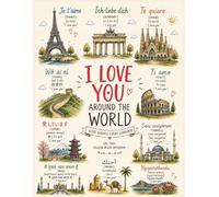 I Love You Around the World: Love Speaks Every Language | 100-Page College Ruled Notebook