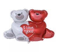 I Love You Balloon, Teddy Bear Balloon, Valentines Day Decorations, Bear Hugs, Photo Props, Backdrop, Gift.